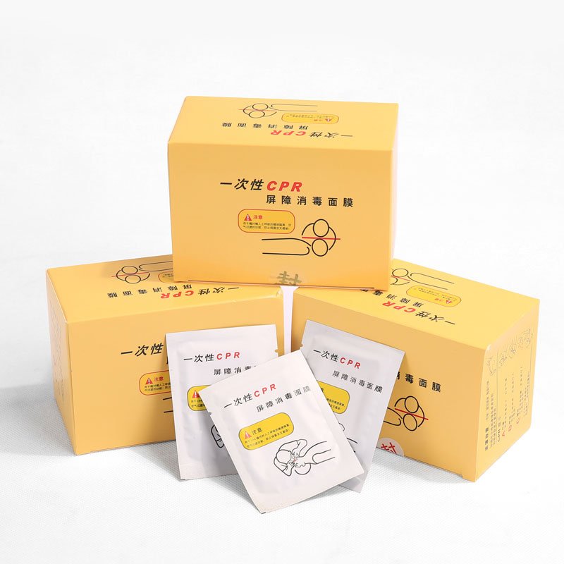 一次性心肺復(fù)蘇急救訓(xùn)練屏障消毒面膜（BIX-JM）